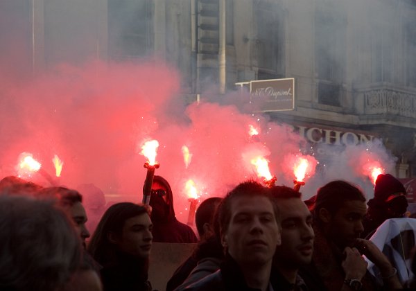 Demo against Sarkozy